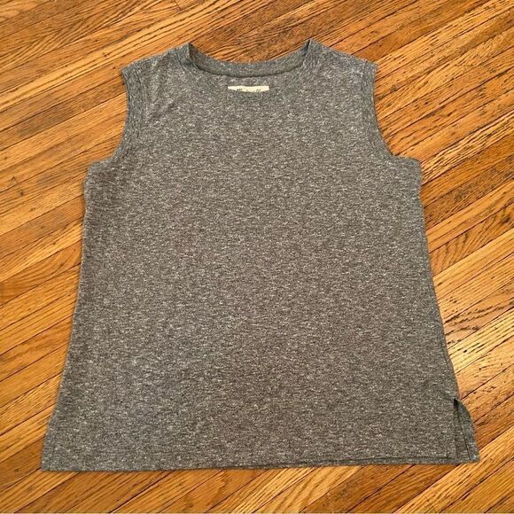 Madewell grey sleeveless tank top - Picture 1 of 2